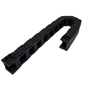 ESTEIRA PORTA CABOS 35X50MM INTERNO NYLON - SEMI FECHADA - 1 METRO