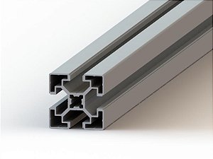 Perfil Estrutural em Alumínio 45x45 Parafuso Canal Sextavado M8 - Forseti