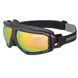 Oculos de Pilotagem Laranja Sea Doo Riding - Ajustável Anti-Embaçante Proteção UV