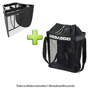 KIT Organizador Bagageiro Compartimento De Armazenamento Sea Doo 295100732 295100835