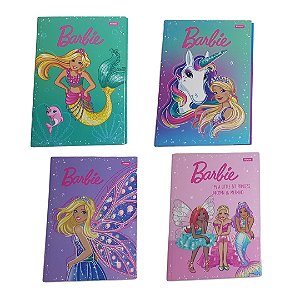 Caderno Brochura Universitário 80F Barbie Dreamtopia 6137 Capa Sortida Foroni