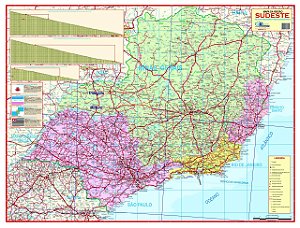 Mapa Regiao Sudeste Escolar Politico Multimapas