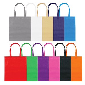 100 Sacolas de TNT Costura termo selada