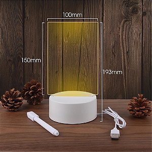 Luminária Criativa de Mesa (Mínimo 10 peças)