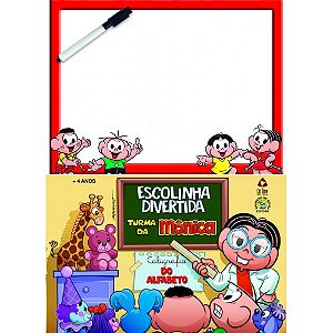 Escolinha Divertida - Turma da Mônica - Caligrafia do Alfabeto