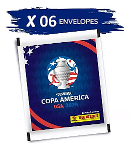 Copa América 2024 - 06 Envelopes (30 Cromos)