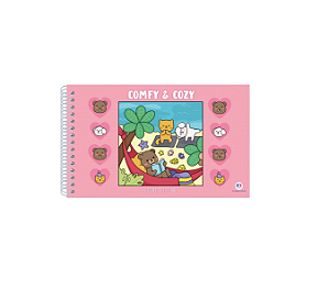 Livro Para Pintar - Comfy And Cozy Pink - Para Colorir - Ciranda Cultural