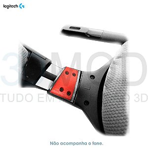 Kit 2 Peça Dobradiça Reposição Fone Logitech G430 G930 F540