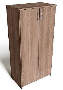 Armário alto fechado duas portas para escritório em MDF