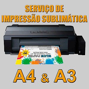 Serviço de Impressão Sublimática A3