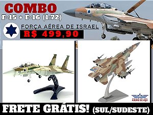 COMBO: F-15 / F-16 - ISRAEL - ESCALA 1:72