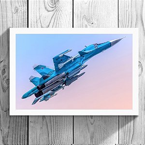 Quadro - SU-34 FULLBACK (20cm x 30cm)