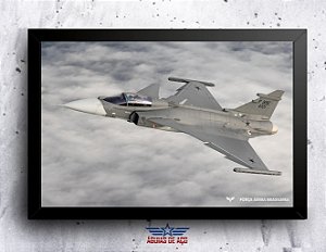 Quadro - GRIPEN FORÇA AÉREA BRASILEIRA (20cm x 30cm)