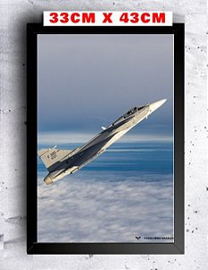 Quadro - Gripen-E (33cm x 43cm)