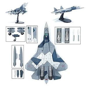 SU-57 FELON - 1:100 - COM OPÇÕES DE ARMAMENTOS - PRPOMOÇÃO! (Embalagem danificada) (5)