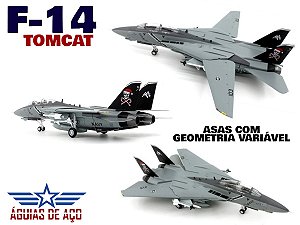 F-14 TOMCAT - 1:72 (GRANDE) - ASAS COM GEOMETRIA VARIÁVEL