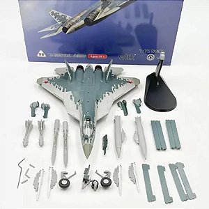 SU-57 FELON GRANDE (30 CM) - METAL - COM OPÇÕES DE ARMAS - 1:72