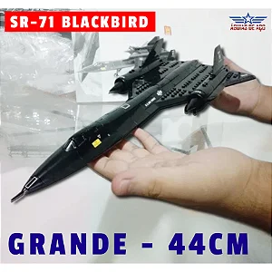 SR-71 BLACKBIRD - Blocos de montar - 183 peças - GRANDE (44 cm)