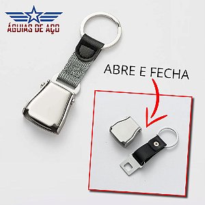 Chaveiro - Cinto de Segurança de Avião