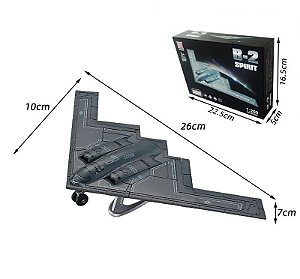 B-2 SPIRIT (26CM) - Fácil Montagem - NÃO precisa pintar/colar