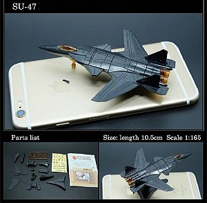 SU-47 BERKUT - Fácil Montagem - NÃO precisa pintar/colar
