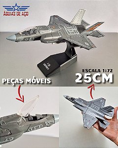 F-35 LIGHTNING II - 1:72 (25CM) - COM PEÇAS MÓVEIS