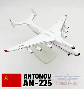 Raro! ANTONOV AN-225 da URSS - METAL - 1:400 (21 CM)