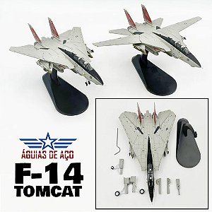 F-14 TOMCAT - METAL - Asas com geometria variável e opções de trem de pouso (1:100)