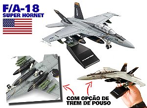 F/A-18 Super Hornet (TOP GUN MAVERICK) - 26cm - Com opção de trem de pouso e partes móveis