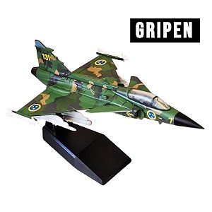 JAS-39 GRIPEN com PINTURA ESPECIAL - 1:72 (20CM) - Com opção de trem de pouso