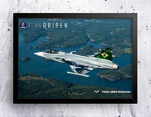 Quadro - Gripen da FAB (20cm x 30cm) (cód. 5-2)