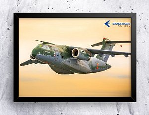 Quadro - KC-390 (20cm x 30cm) (cód. 5-11)