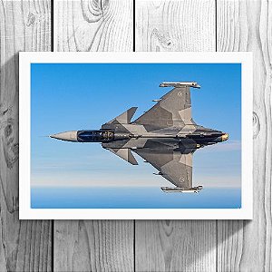 Quadro - Gripen E (20cm x 30cm)