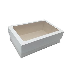 CAIXA COM VISOR RETANGULAR - 22X15X9CM