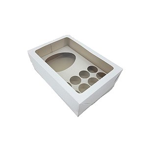 CAIXA PARA OVO DE COLHER - 250G + 8 DOCES