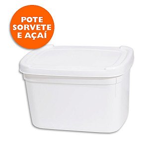 Pote de 2 litros com Tampa - Sorvete ou Açaí