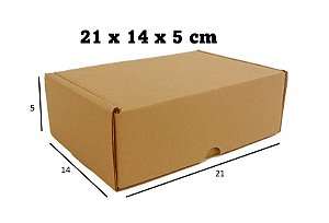 Caixa de Encomenda Correios - tipo 1B (210mmx140mmx50mm)