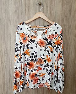 Blusa Estampada Manga Longa 1792