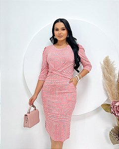 Vestido Viscolycra Com Trançado 8480