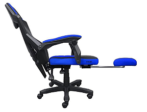 CADEIRA GAMER VINIK ROCKET PRETA/AZUL