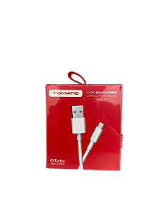 Cabo Turbo Lightning 1M Tomate Carga Rápida