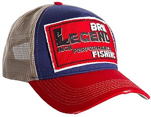 Boné de Pesca BRK Legend RedBlue