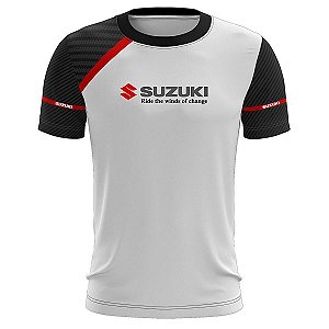 Camiseta Motociclista BRK Suzuki 02 com UV50 +