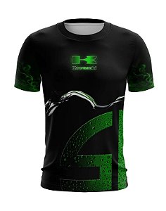 Camiseta Motociclista BRK Kawasaki 06 com  UV50 +