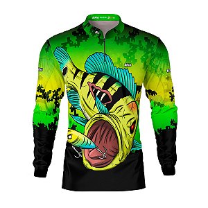 Camisa de Pesca BRK Tucuna Monstro com Proteção UV50 +