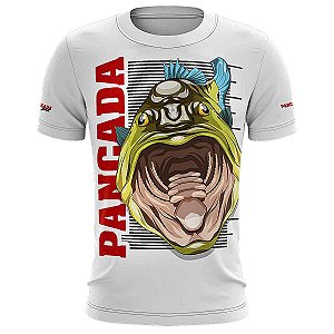 Camiseta Casual de Pesca BRK Tucunaré Pancada com UV50 +