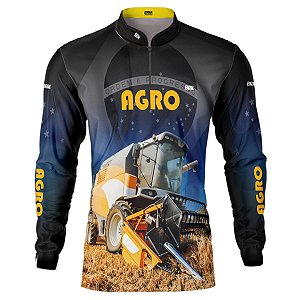 Camisa Agro BRK Colheitadeira Agro com UV50 +