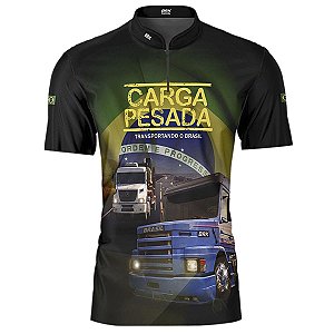 Camiseta de  Caminhão BRK Carga Pesada com UV50 +