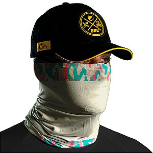 Bandana Tubeneck BRK Camuflada Bege com Proteção Solar UV50+