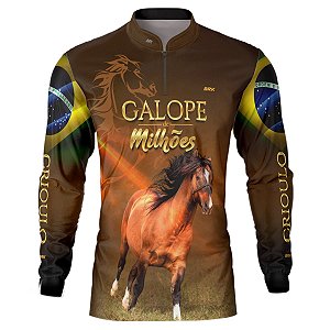 Camisa Agro BRK Galope de Milhões com UV50 +